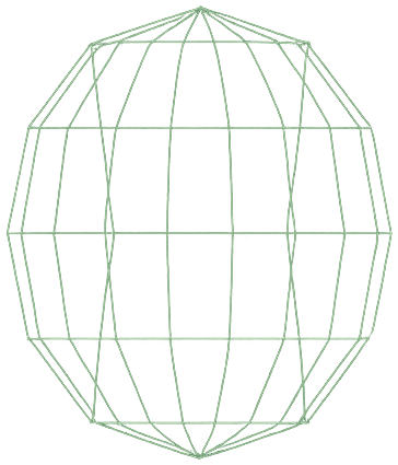Decorative geometric shape